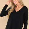 Clothing So Soft Collection Casual Tops | Give It A Rest Sweater Black