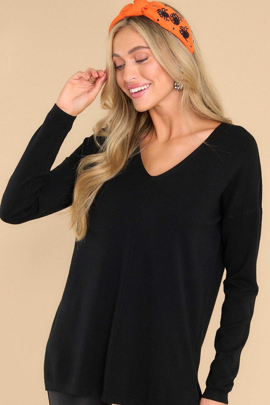 Clothing So Soft Collection Casual Tops | Give It A Rest Sweater Black