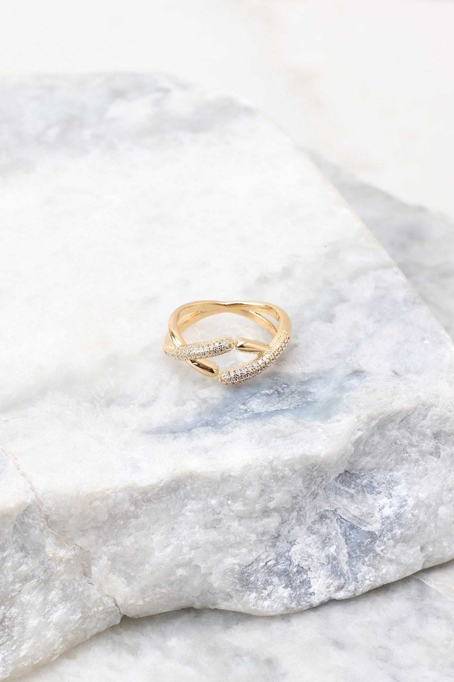 Jewelry Red Dress | Radiating Romance Ring Gold