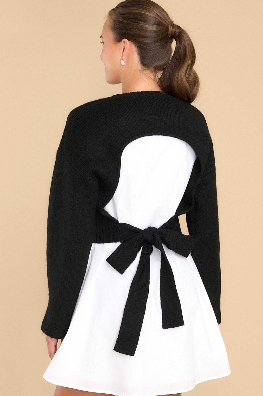Clothing English Factory Mini Dresses | I'M Right Here Dress Black