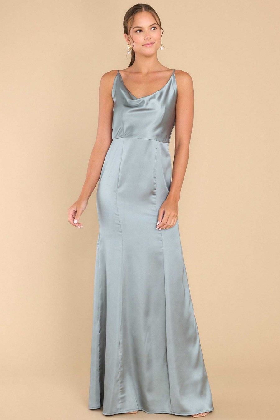 Clothing Red Dress Maxi Dresses | Inner Radiance Maxi Dress Ash Blue