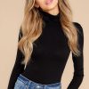 Clothing Z Supply Bodysuits | Chloe Rib Bodysuit Black