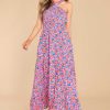 Clothing Red Dress Maxi Dresses | Divine Designs Multi Floral Maxi Dress Blue