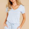 Clothing Z Supply Rompers | Pia Triblend Romper Forever Blue