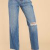 Clothing Red Dress Distressed Denim | My Happy Dance Wash Distressed Jeans Medium