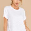 Clothing Z Supply Tees | Trina Slub Tee White