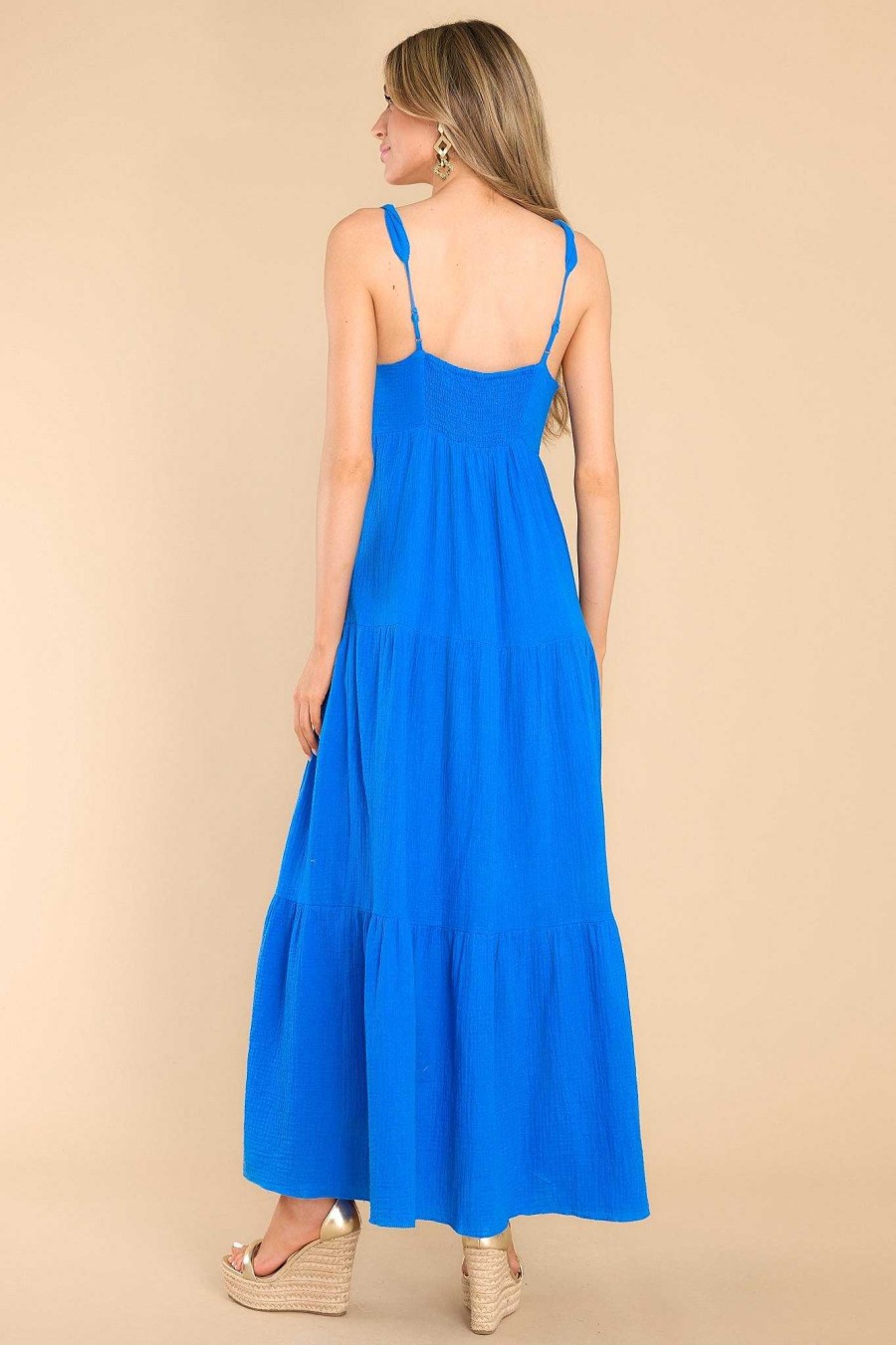 Clothing Red Dress Maxi Dresses | Chasing You Maxi Dress Blue