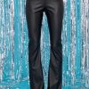 Clothing Blank NYC Pants | The Hoyt Mini Bootcut Faux Leather You Matter Pants Black