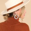 Accessories Lack of Color Hats | Val Diamond Hat White