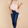 Clothing Red Dress Blouses & Shirts | Over And Under Blush Print Top Pink