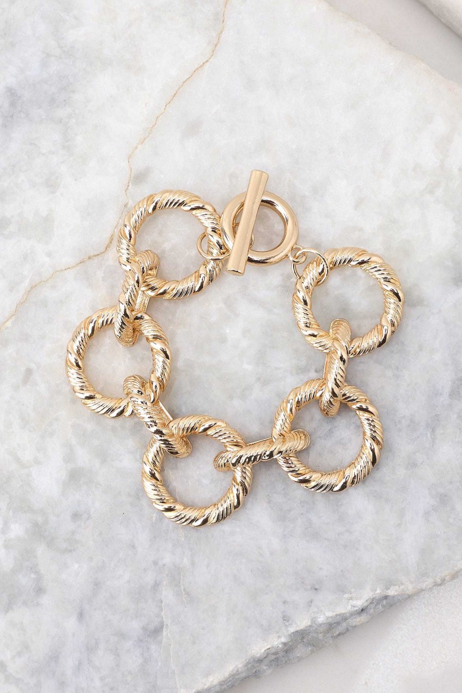 Jewelry Red Dress | Fashion Forward Bracelet Gold