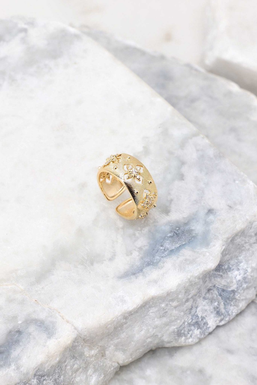 Jewelry Red Dress | Delicate Details Ring Gold