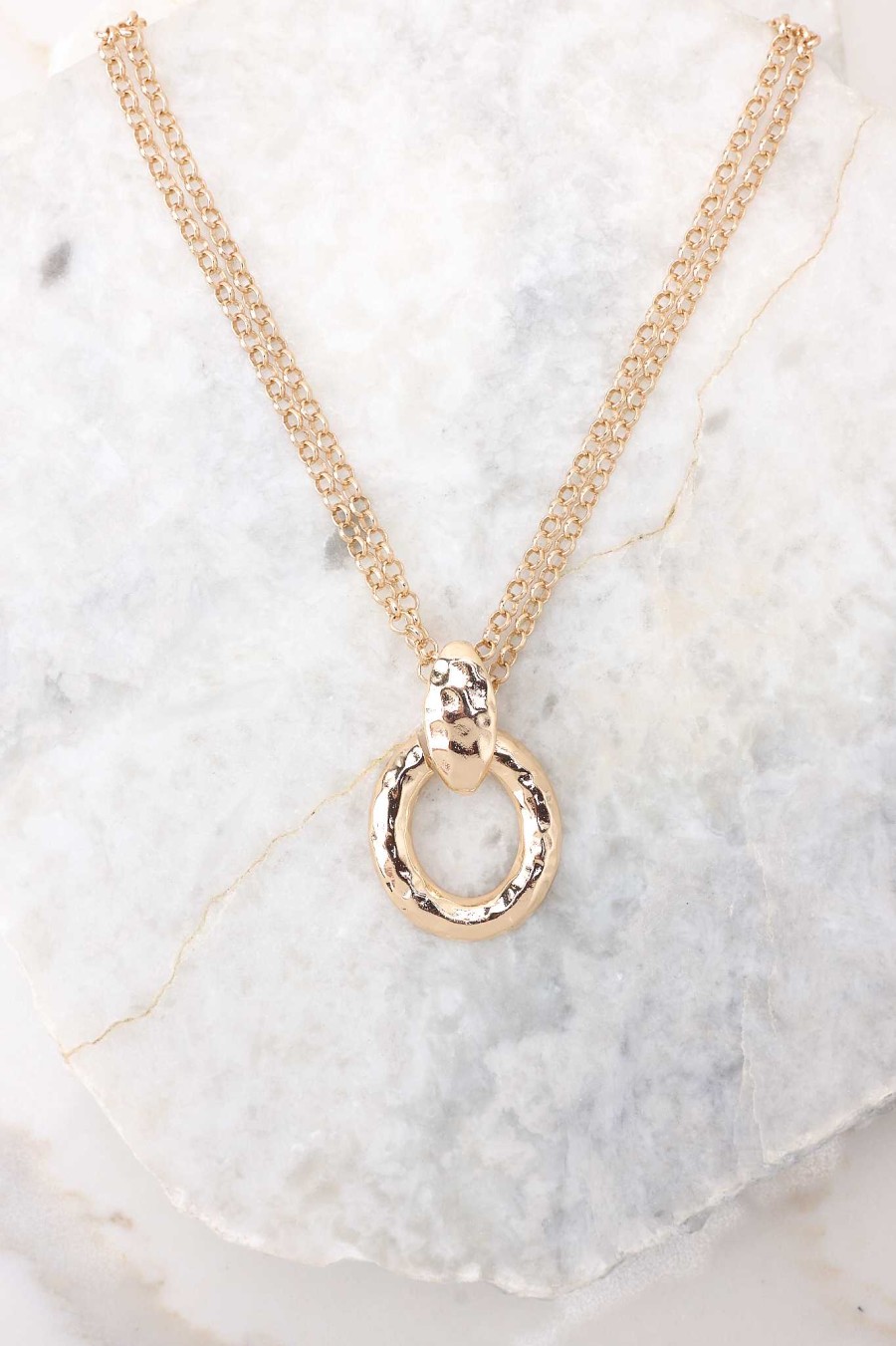 Jewelry Red Dress | Lost In Your Smile Necklace Gold