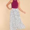 Clothing Red Dress Skirts | Impress Me Midi Skirt White Print