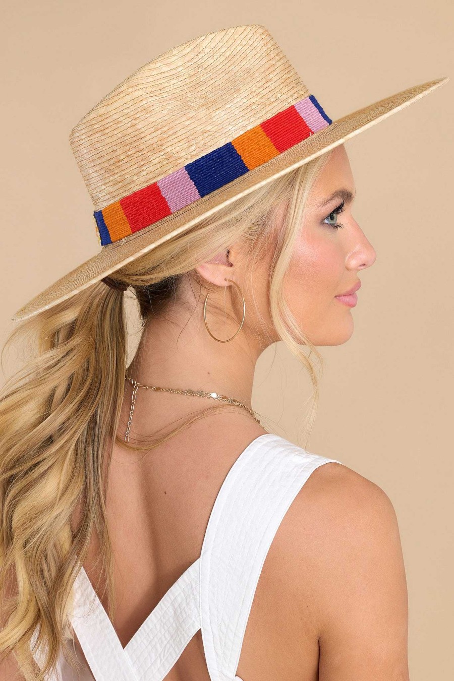 Accessories Sunshine Tienda Hats | Cristina Palm Hat Natural