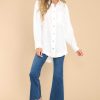 Clothing Red Dress Casual Tops | Just Me And You Top Ivory