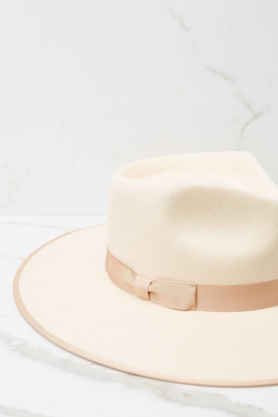 Accessories Lack of Color Hats | Ivory Rancher Hat Taupe