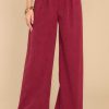 Clothing Aura Pants | Beyond Bold Pants Cranberry