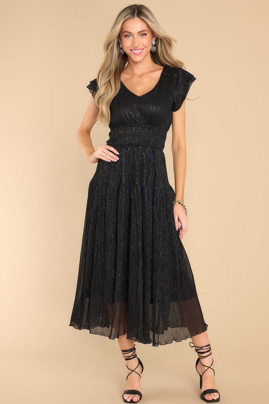 Clothing Red Dress Midi Dresses | Beyond Iconic Midi Dress Black