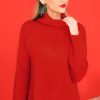 Clothing Red Dress Sweaters | Livin' Life Sweater Red