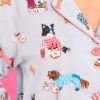 Clothing PJ Salvage Pajama Sets | Flannels Pj Top Sky Blue