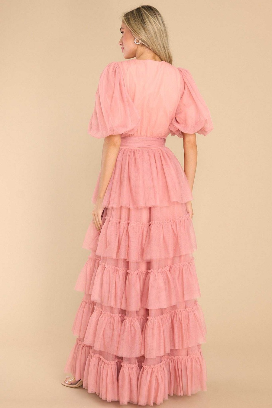Clothing Aura Maxi Dresses | A Beautiful Feeling Maxi Dress Rose