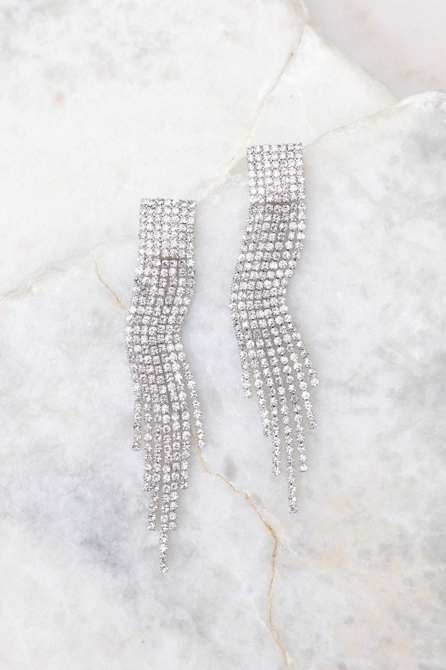 Jewelry Red Dress | Practicing Iconic Earrings Silver