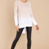 Clothing Z Supply Sweaters | Ombre Birch Weekender Beige