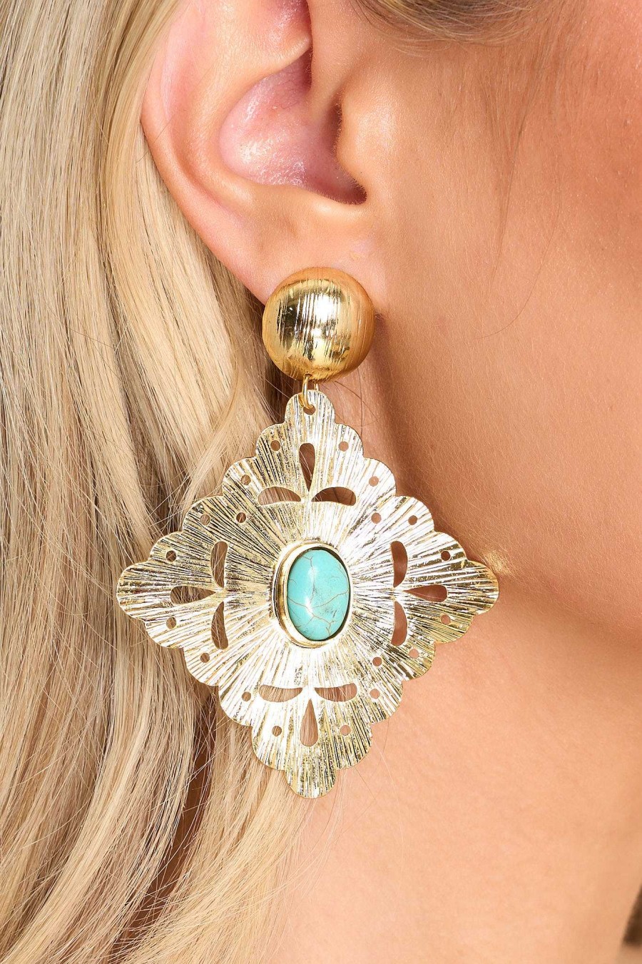 Jewelry Treasure Jewels | Rombo Earrings Turquoise