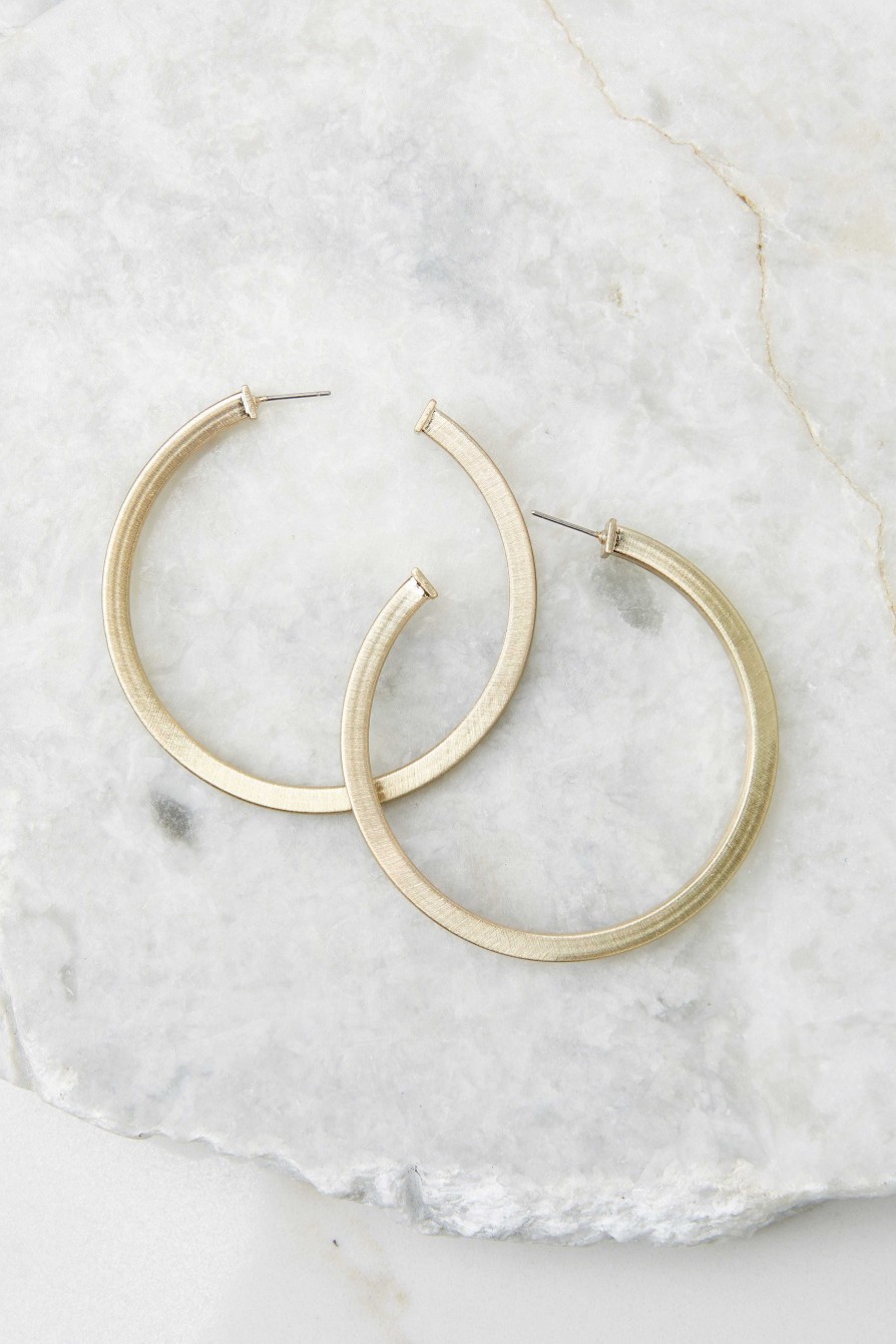 Jewelry Red Dress | Focus On Me Hoops Gold