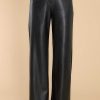 Clothing Red Dress Pants | Always Stylish Faux Leather Pants Black