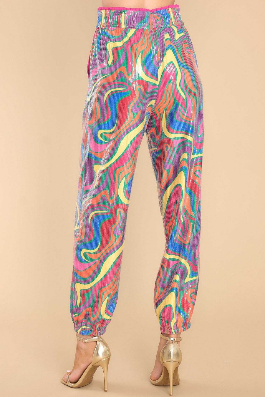 Clothing Alden Adair Two Piece Sets | Elton Wonderland Pants Hot Pink