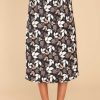 Clothing Red Dress Skirts | Floating Dreams Black Print Skirt Multi