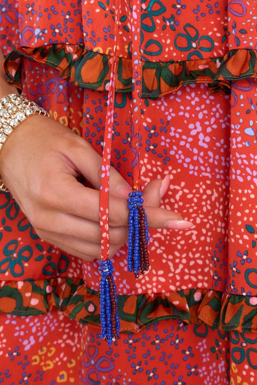 Clothing Alden Adair Maxi Dresses | Yasmine Funky Town Maxi Dress Print