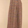 Clothing Aura Pants | Make Your Point Multi Tweed Pants Brown