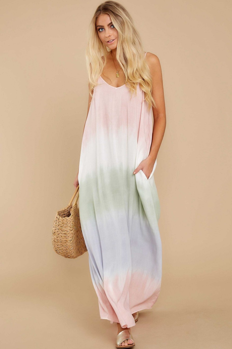 Clothing Red Dress Maxi Dresses | All My Love Multi Maxi Dress Blush Pink