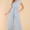 Clothing Red Dress Jumpsuits | No Matter What Jumpsuit Cool Blue
