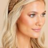 Accessories Red Dress Hair Accessories | No Hard Feelings Headband Tan