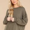 Clothing Z Supply Casual Tops | Modern Dusty Weekender Olive