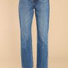 Clothing Red Dress Distressed Denim | My Turn To Shine Wash Straight Jeans Medium