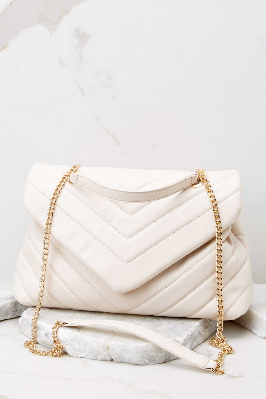 Accessories Red Dress Crossbody Bags | Power Through It Crossbody Bag Ivory