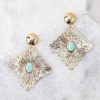 Jewelry Treasure Jewels | Rombo Earrings Turquoise