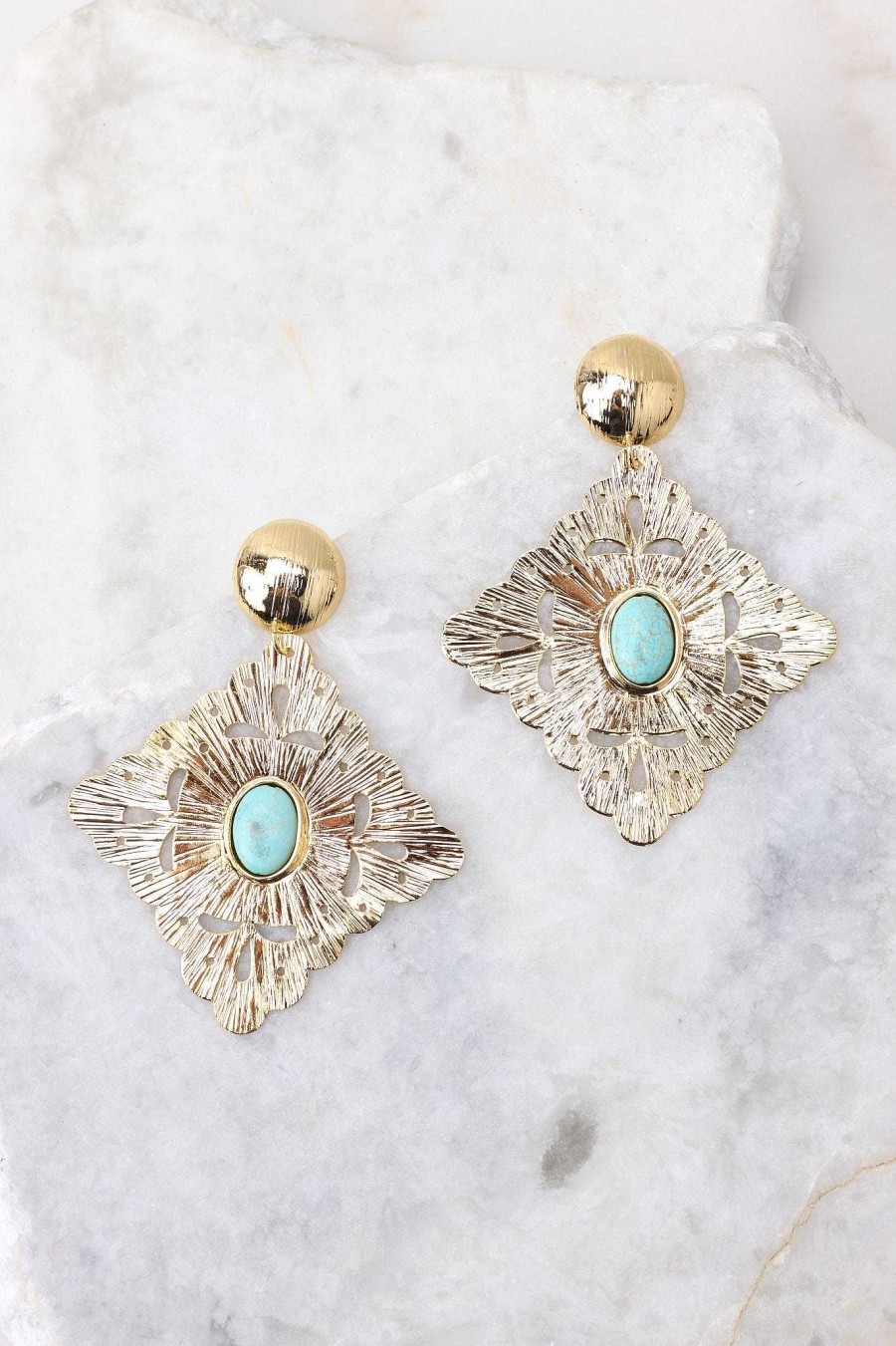 Jewelry Treasure Jewels | Rombo Earrings Turquoise