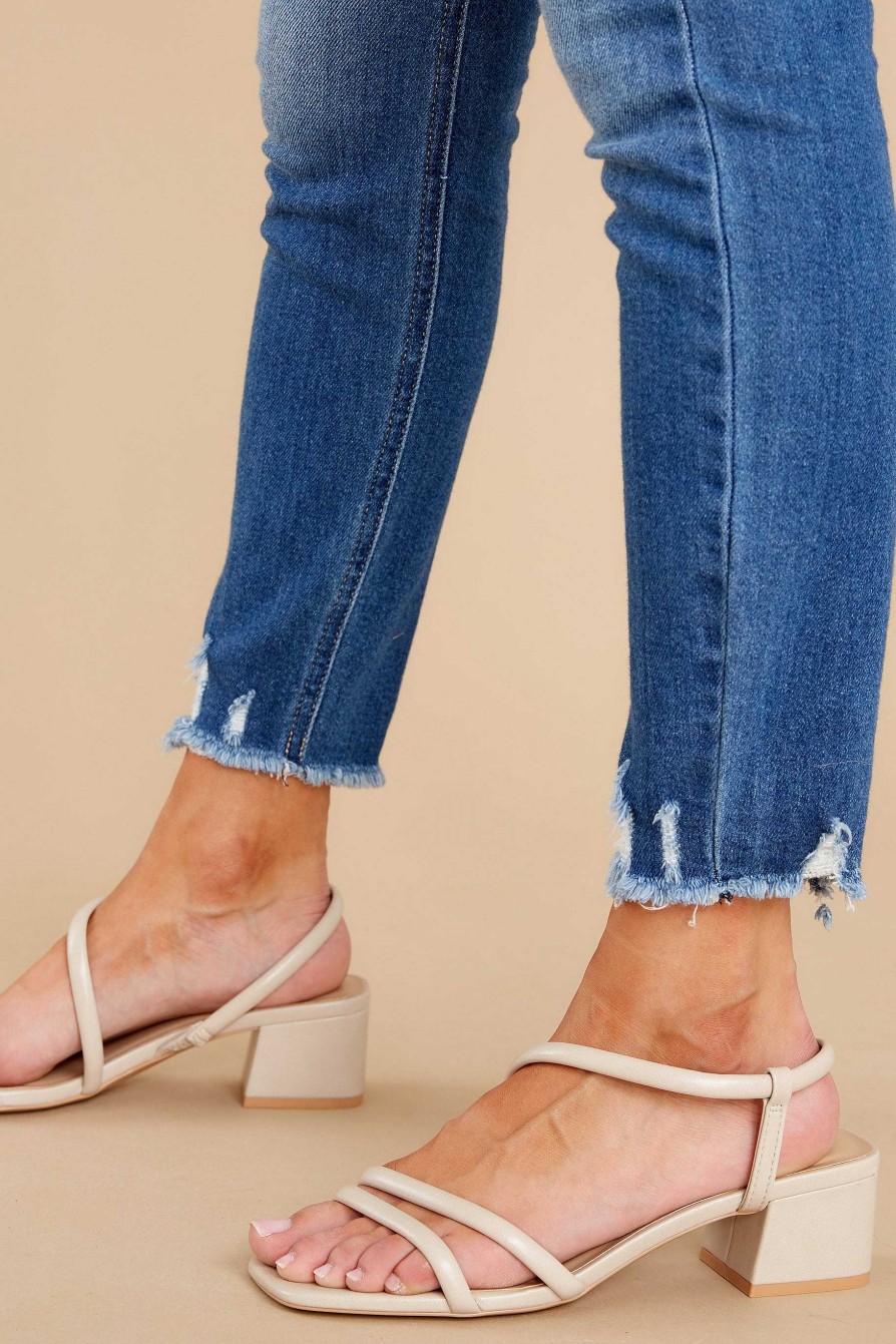 Shoes Red Dress High Heel Sandals | Classic Step High Heel Sandals Natural