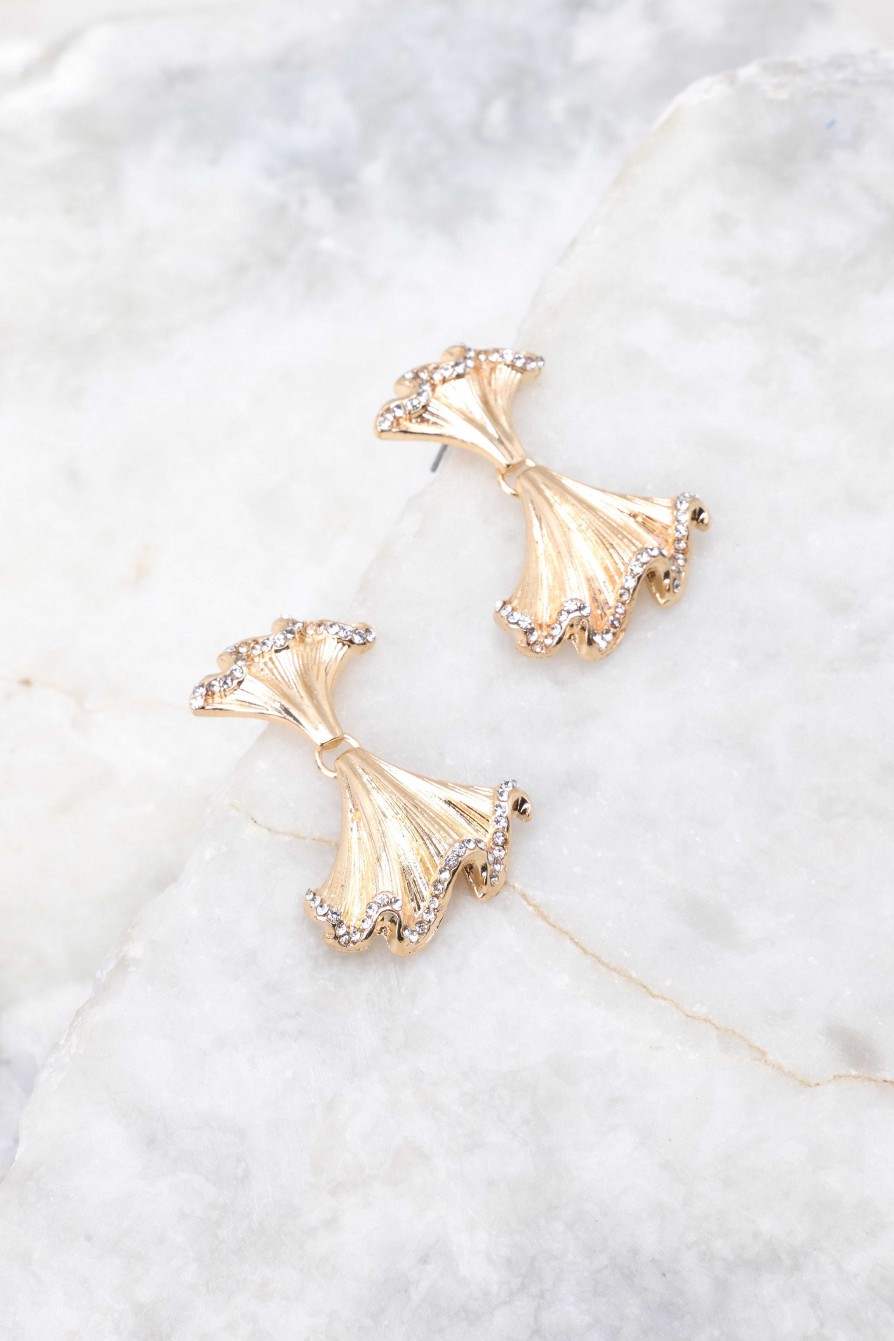 Jewelry Red Dress | Work It Girl Earrings Gold