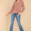 Clothing Z Supply Casual Tops | Wilder Cloud V-Neck Long Sleeve Top Penny