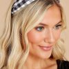 Accessories Red Dress Hair Accessories | Timeless Beauty Headband Black Gingham