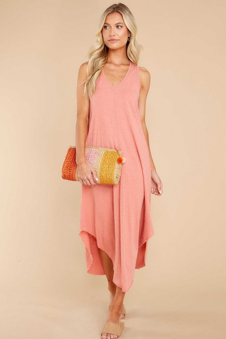 Clothing Z Supply Midi Dresses | Reverie Canyon Midi Dress Rose