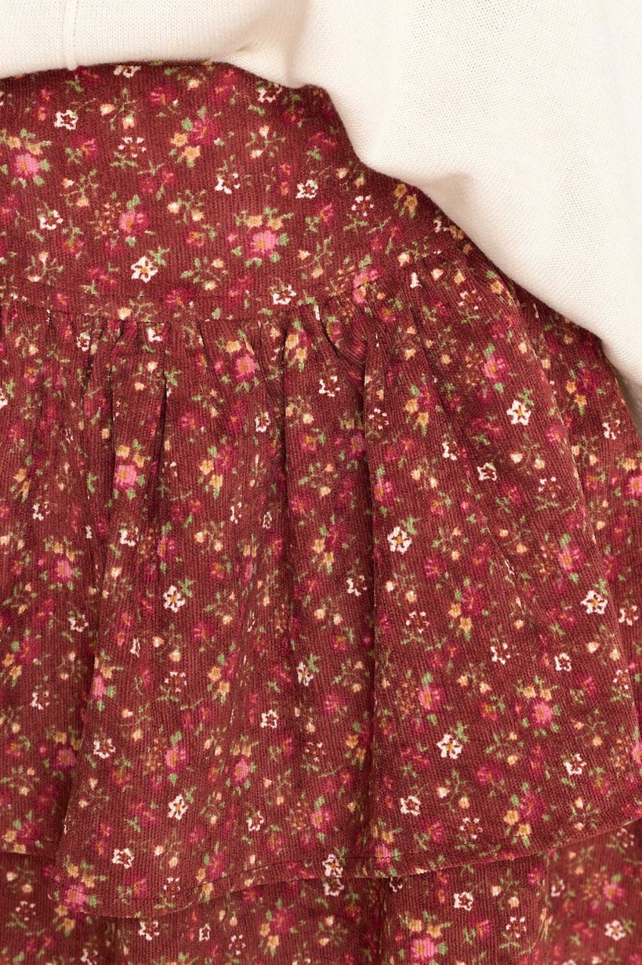 Clothing Red Dress Skirts | All I Ever Wanted Clay Floral Print Skirt Red