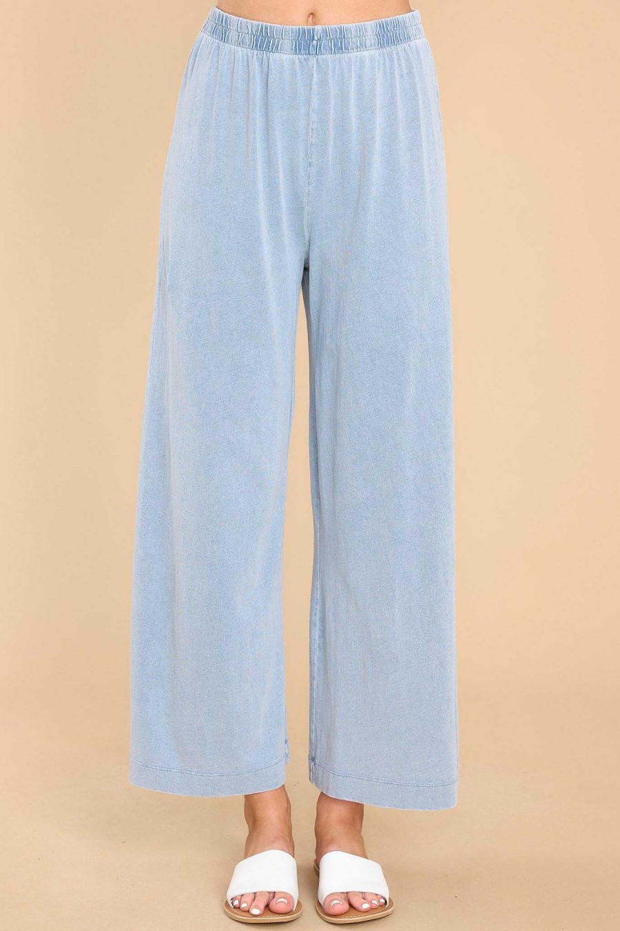 Clothing Z Supply Loungewear Bottoms | Scout Jersey Pants Washed Indigo